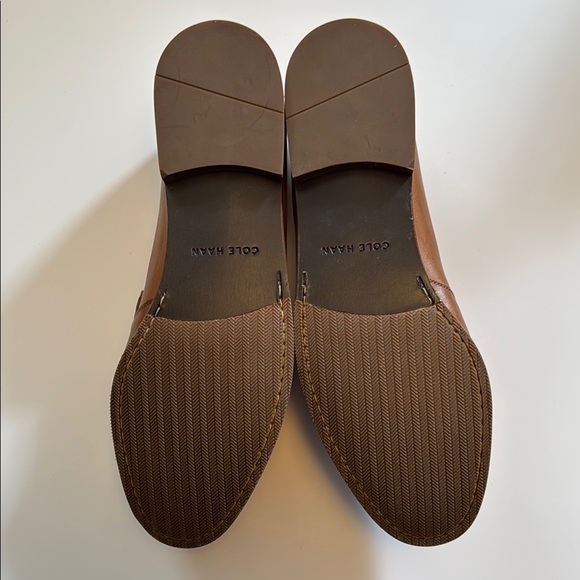 New Cole Haan Men’s Leather Loafers. British Tan 12M. - Picture 7 of 8